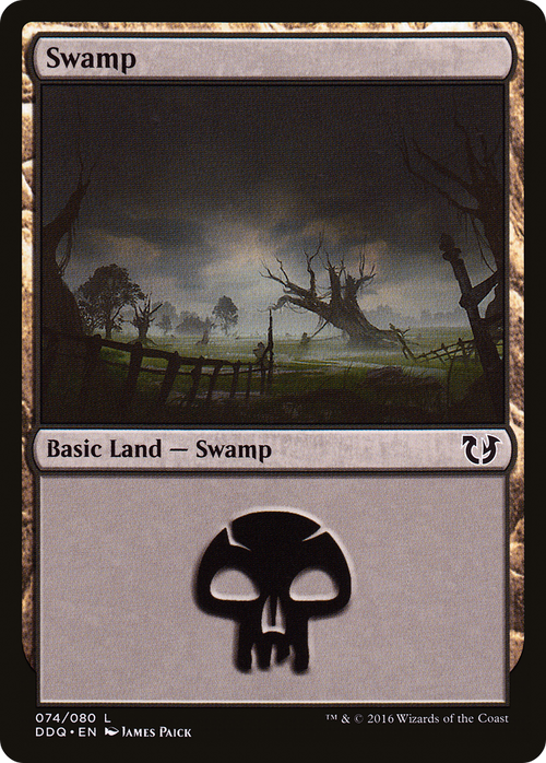 Swamp (074) (DDQ-074) - Duel Decks: Blessed vs. Cursed