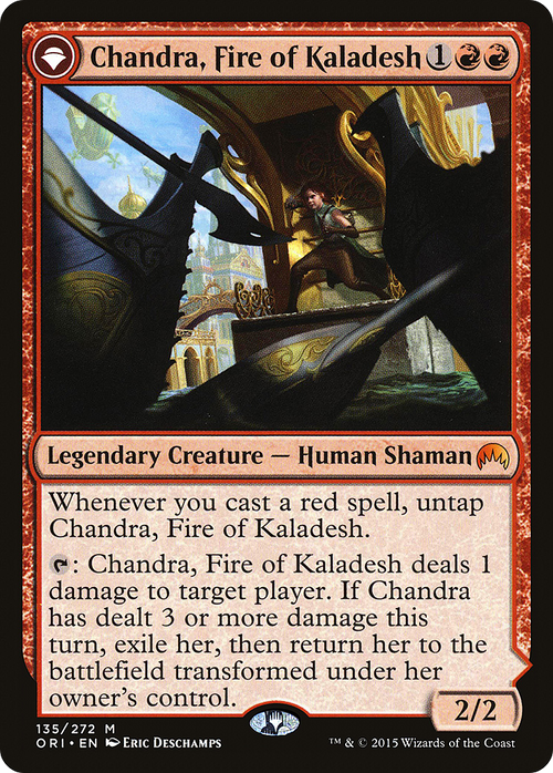 Chandra, Fire of Kaladesh (ORI-135) - Magic Origins: (originpwdfc)