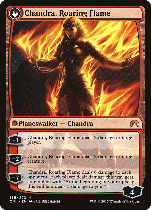 Chandra, Fire of Kaladesh (ORI-135) - Magic Origins: (originpwdfc) Foil