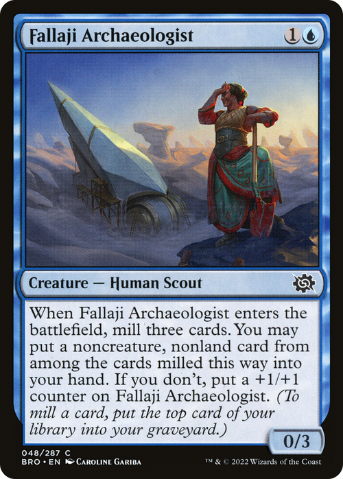 Fallaji Archaeologist (BRO-048) - The Brothers' War