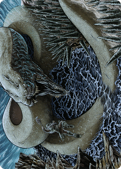 Koma, Cosmos Serpent // Koma, Cosmos Serpent (ASKHM-080) - Art Series: Kaldheim (Borderless)