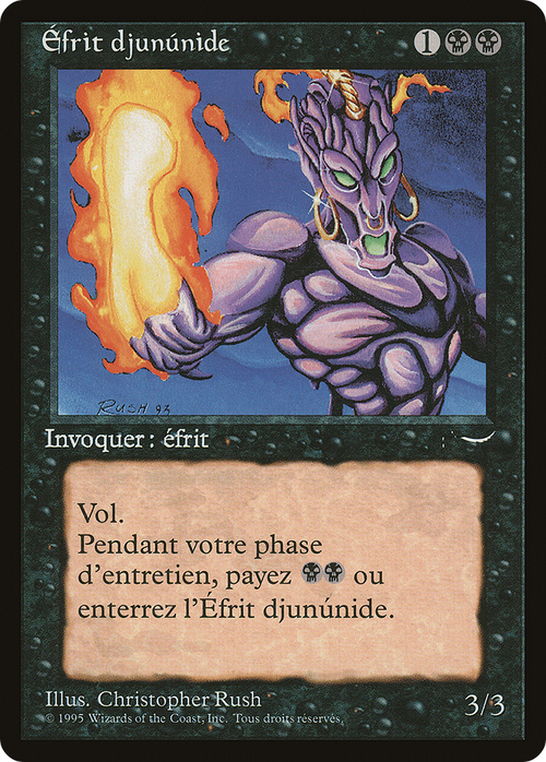 Junun Efreet (French)- "Efrit djununide" (REN-) - Renaissance