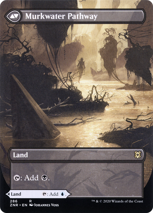 Clearwater Pathway (Borderless) (ZNR-286) - Zendikar Rising: (Showcase) (Borderless)
