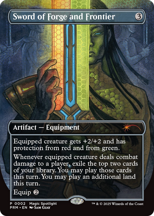 Sword of Forge and Frontier (UMP-003) - Unique and Miscellaneous Promos (Borderless) Foil