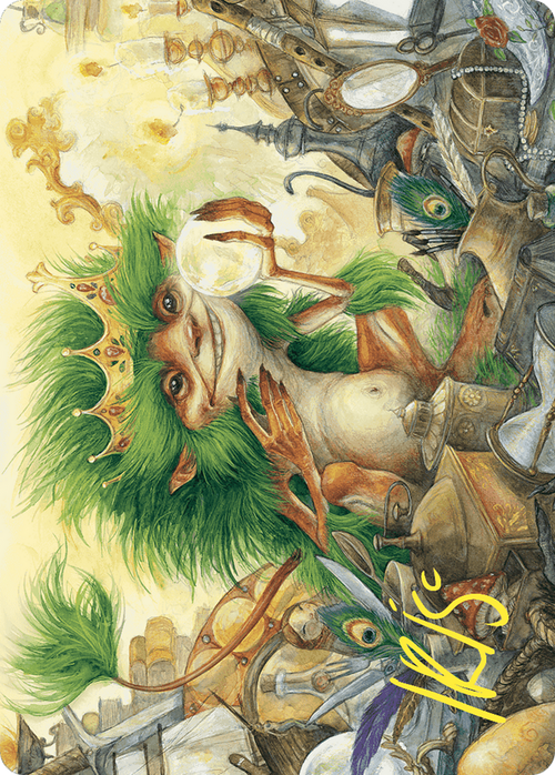 Knickknack Ouphe // Knickknack Ouphe (AWOE-050) - Wilds of Eldraine Art Series (Borderless)