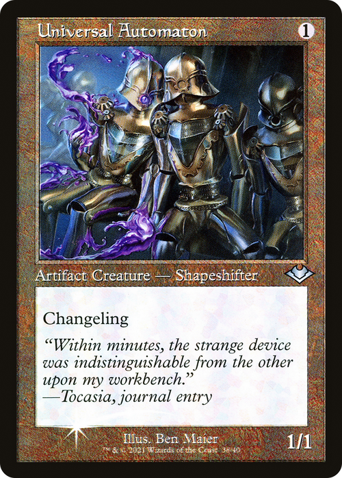Universal Automaton (MH1-038) - Modern Horizons 1 Timeshifts Foil