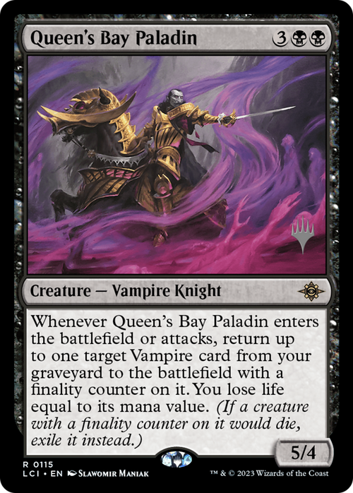 Queen's Bay Paladin (PPLCI-115) - The Lost Caverns of Ixalan Promos Foil