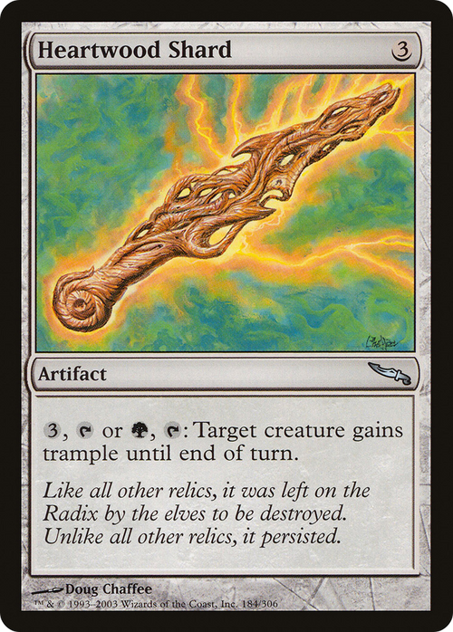 Heartwood Shard (MRD-184) - Mirrodin