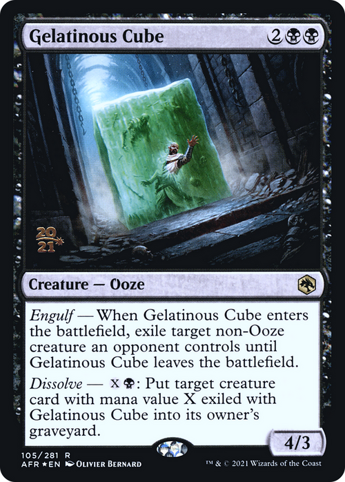 Gelatinous Cube (PRE-105S) - Adventures in the Forgotten Realms Promos Foil