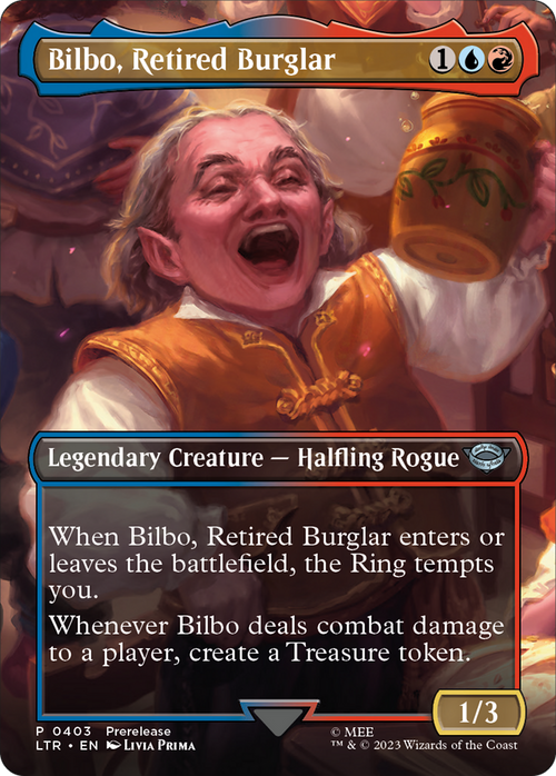 Bilbo, Retired Burglar (Borderless) (LTR-403) - The Lord of the Rings: Tales of Middle-earth
