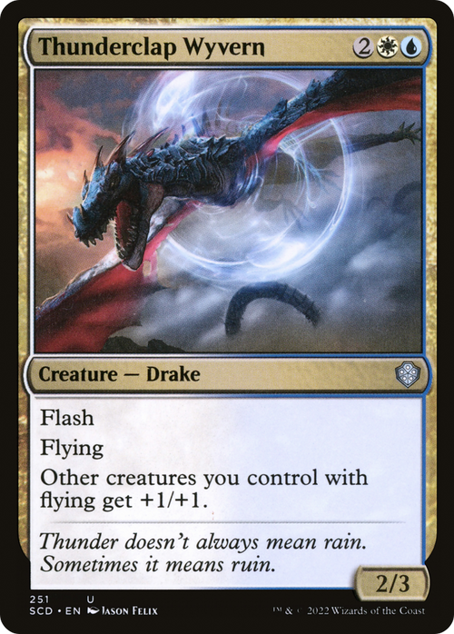 Thunderclap Wyvern (SCD-251) - Starter Commander Decks