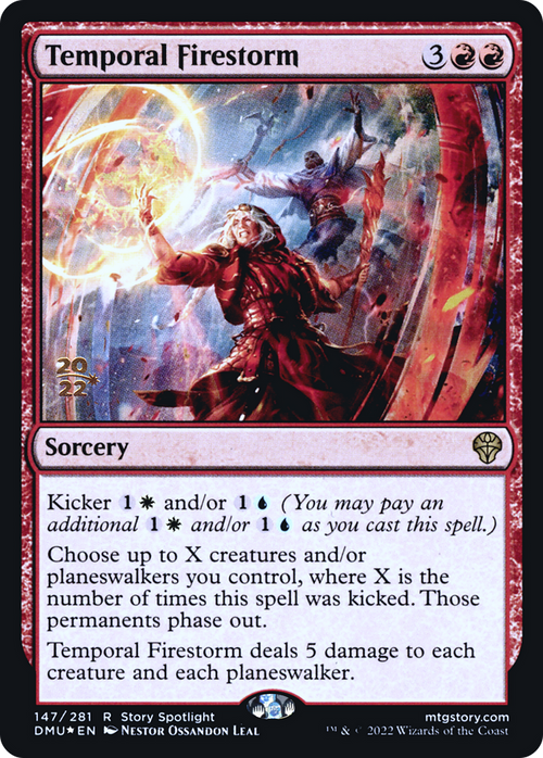 Temporal Firestorm (PRE-147) - Dominaria United Promos Foil