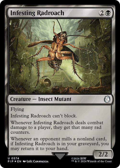 Infesting Radroach (Surge Foil) (PIP-574) - Fallout Foil