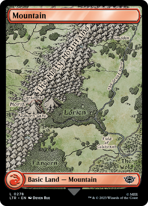 Mountain (0278) (LTR-278) - The Lord of the Rings: Tales of Middle-earth Foil
