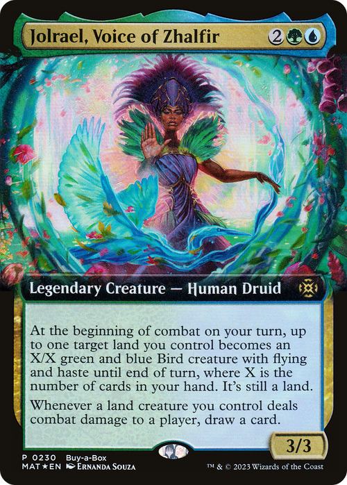 Jolrael, Voice of Zhalfir (BABP-230) - March of the Machine: The Aftermath: (Extended Art) Foil