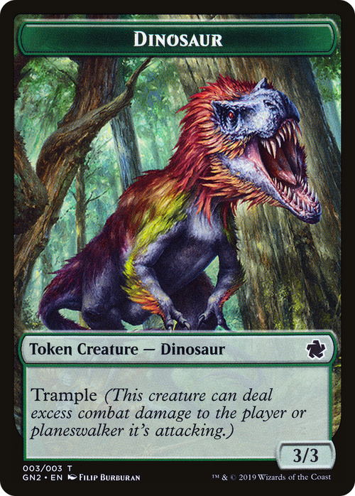Dinosaur (TGN2-003) - Game Night 2019 Tokens