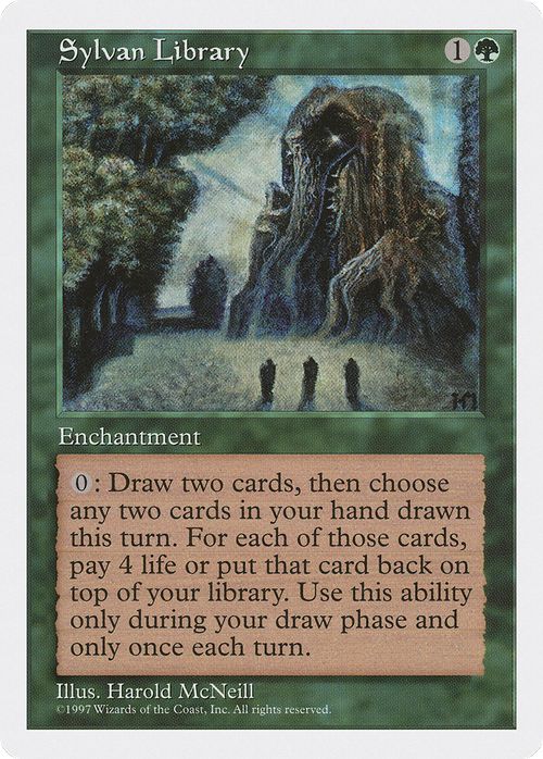 Sylvan Library (5ED-329) - Fifth Edition