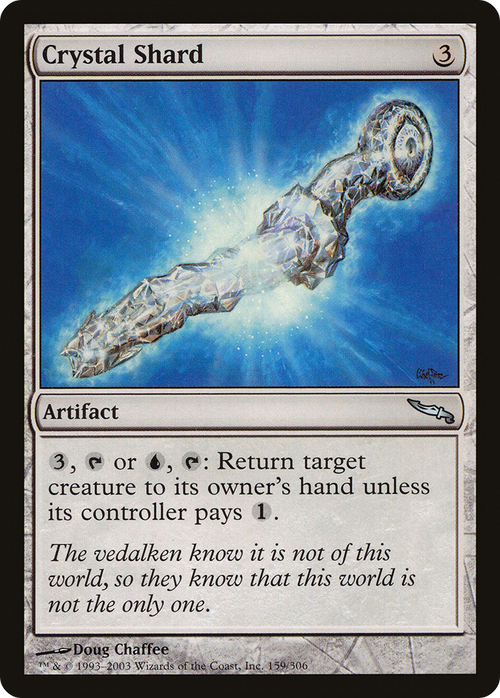 Crystal Shard (MRD-159) - Mirrodin Foil