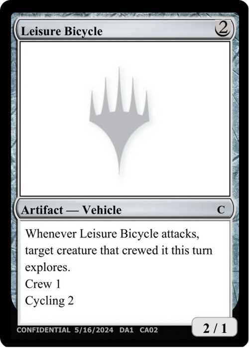 Leisure Bicycle (UNK-CA02A) - Unknown Event
