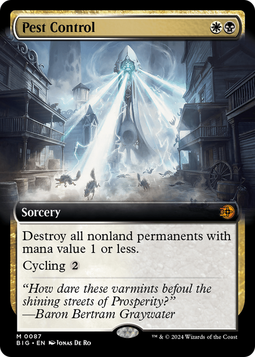 Pest Control (Extended Art) (BIG-087) - The Big Score: (Extended Art) Foil