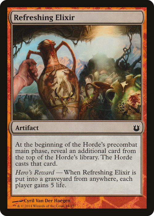 Refreshing Elixir (HERO-014) - Battle the Horde