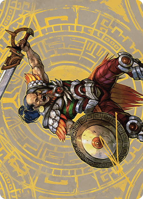 Inti, Seneschal of the Sun // Inti, Seneschal of the Sun (ALCI-047) - The Lost Caverns of Ixalan Art Series (Borderless) Foil