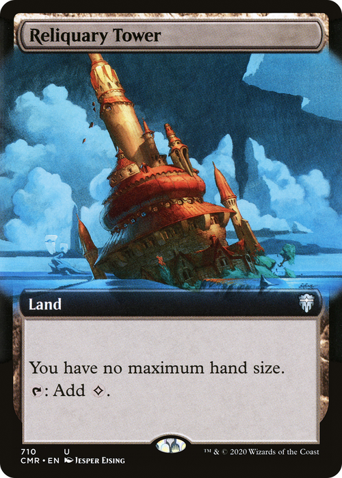 Reliquary Tower (Extended Art) (CMR-710) - Commander Legends: (Extended Art) Foil