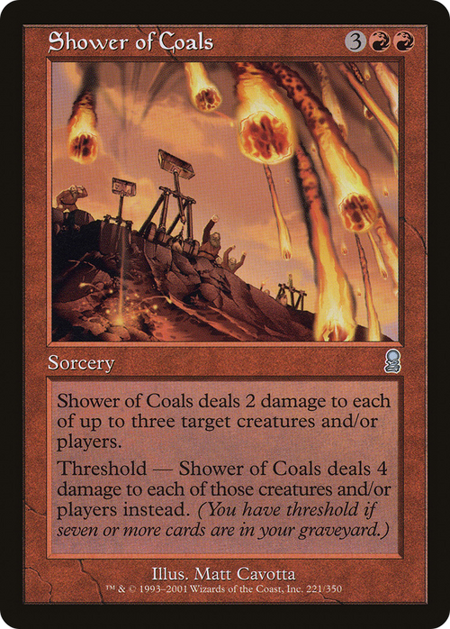 Shower of Coals (ODY-221) - Odyssey Foil