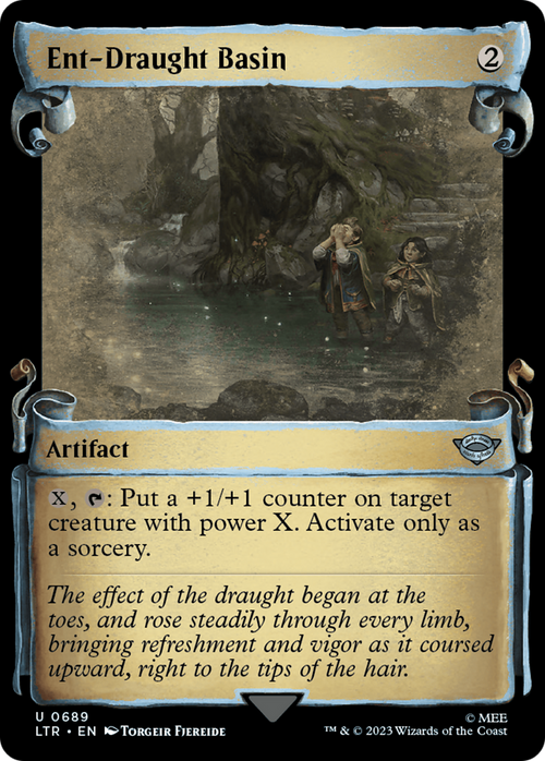 Ent-Draught Basin (Showcase Scrolls) (LTR-689) - The Lord of the Rings: Tales of Middle-earth: (Showcase)
