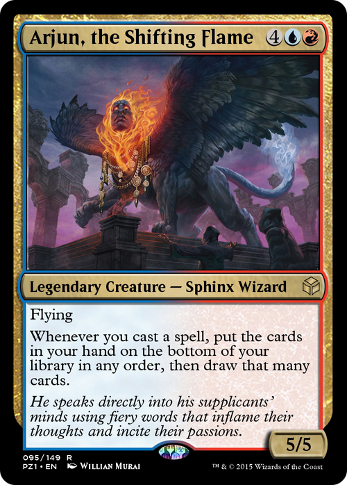 Arjun, the Shifting Flame (PZ1-095) - Legendary Cube Prize Pack
