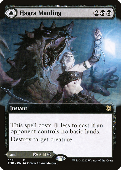 Hagra Mauling (Extended Art) (ZNR-339) - Zendikar Rising: (Extended Art)