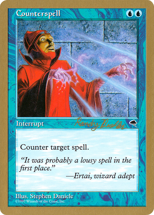 Counterspell - 1998 Randy Buehler (TMP) (WCD-) - World Championship Decks 1998