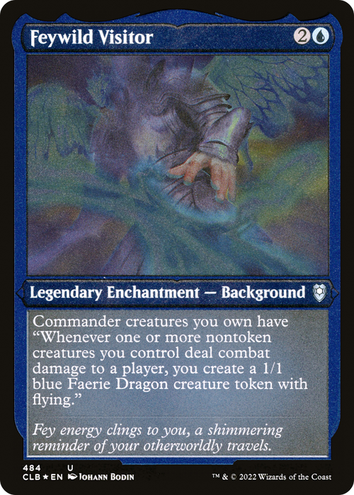 Feywild Visitor (Foil Etched) (CLB-484) - Commander Legends: Battle for Baldur's Gate Foil