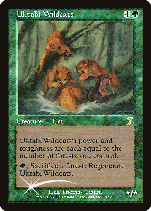 Uktabi Wildcats (7ED-278) - 7th Edition Foil