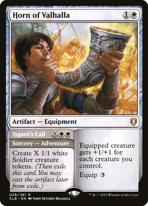 Horn of Valhalla (CLB-026) - Commander Legends: Battle for Baldur's Gate