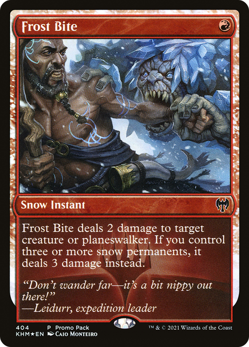 Frost Bite (PPKHM-404) - Kaldheim: (snow) Foil