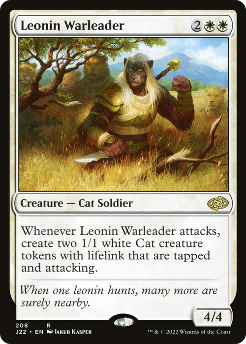 Leonin Warleader (J22-208) - Jumpstart 2022