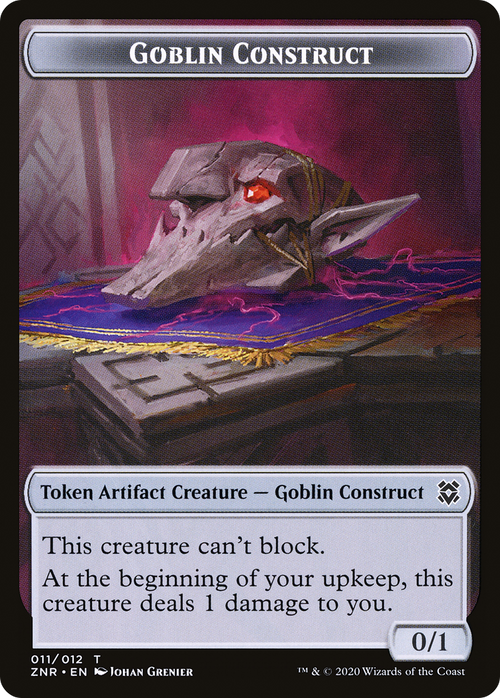Goblin Construct (TZNR-011) - Zendikar Rising Tokens Foil