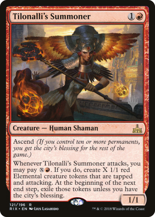 Tilonalli's Summoner (PPM20-121P) - Rivals of Ixalan Promos