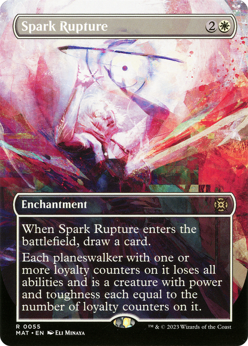 Spark Rupture (Borderless) (MAT-055) - March of the Machine: The Aftermath: (Showcase) Foil