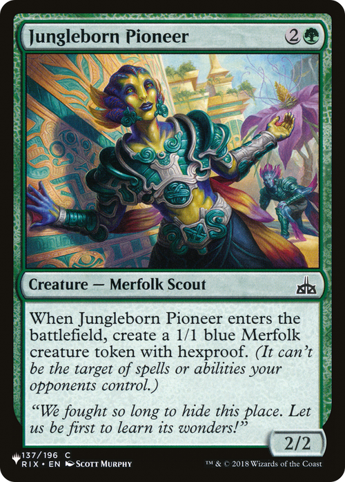 Jungleborn Pioneer (LIST-RIX-137) - The List