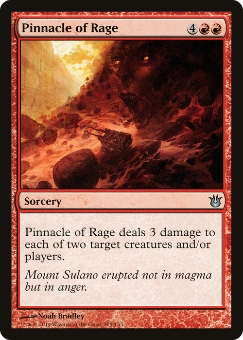 Pinnacle of Rage (BNG-105) - Born of the Gods Foil