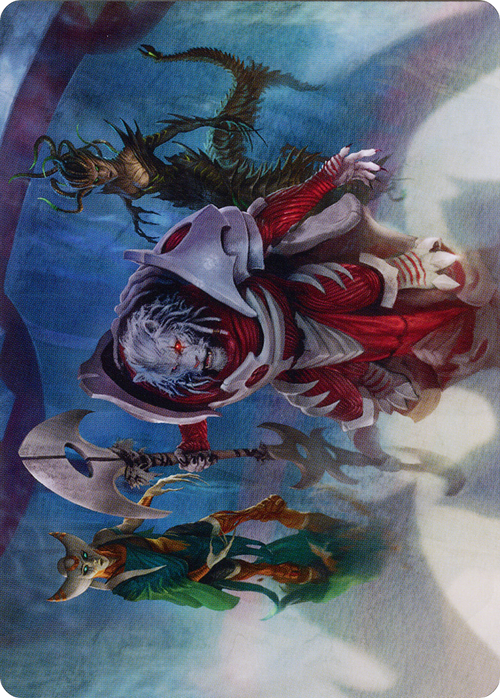 Norn's Decree // Norn's Decree (AONE-006) - Phyrexia: All Will Be One Art Series (Borderless) Foil