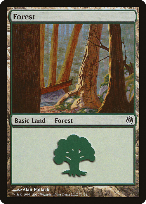 Forest (71) (DDE-071) - Duel Decks: Phyrexia vs. the Coalition