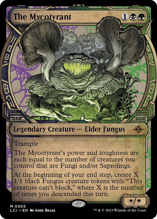 The Mycotyrant (Showcase) (LCI-305) - The Lost Caverns of Ixalan: (Showcase)