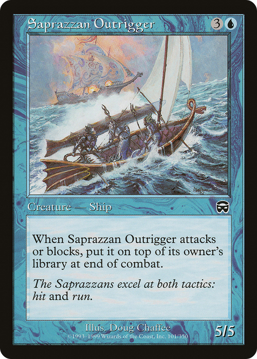 Saprazzan Outrigger (MMQ-101) - Mercadian Masques Foil