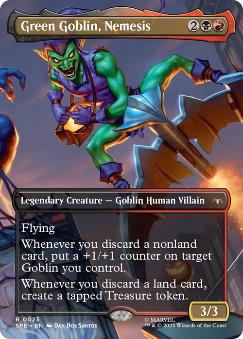 Green Goblin, Nemesis (SPE-023) - Marvel's Spider-Man: Eternal-Legal (Borderless) Foil