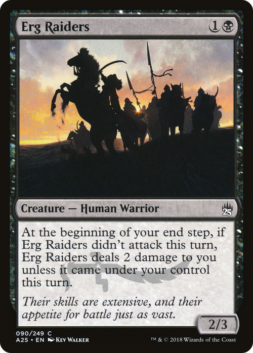 Erg Raiders (A25-090) - Masters 25