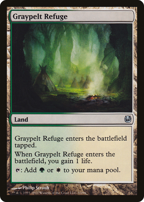 Graypelt Refuge (DDH-033) - Duel Decks: Ajani vs. Nicol Bolas