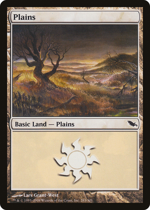 Plains (283) (SHM-283) - Shadowmoor Foil